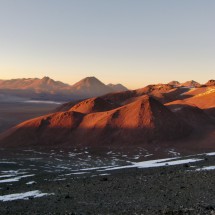 Sunrise on the way to the summit